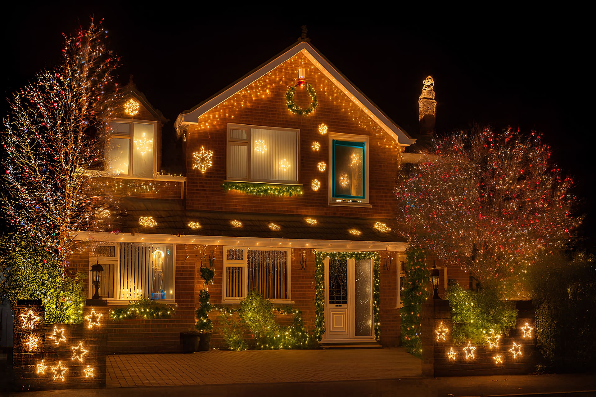 Christmas Light Banner